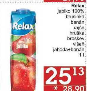 Jip Relax jablko 100%, 1 l nabídka