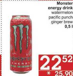 Jip Monster energy drink watermelon, 0,5 l nabídka