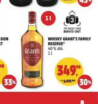 Penny Market Whisky grant´s family reserve nabídka