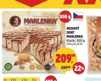 Penny Market Medlový dort marlenka nabídka