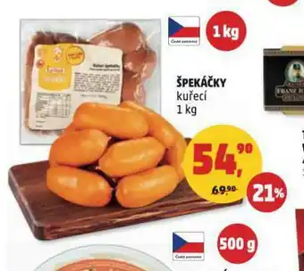 Penny Market Špekáčky kuřecí nabídka