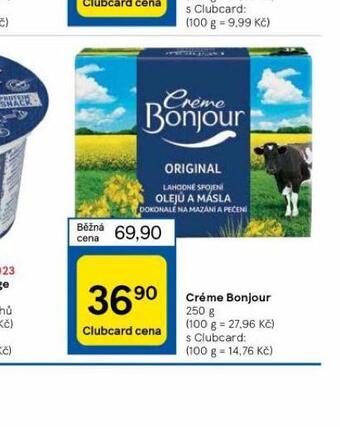 Tesco Créme bonjour nabídka