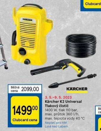 Tesco Kärcher k2 universal tlakový čistič nabídka