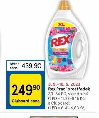 Tesco Rex prací prostředek nabídka
