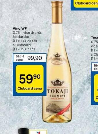 Tesco Víno wf nabídka