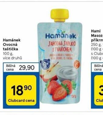 Tesco Hamánek ovocná taštička nabídka