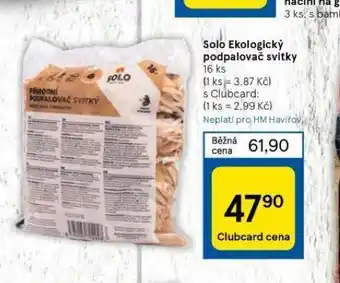 Solo ekologický podpalovač svitky
