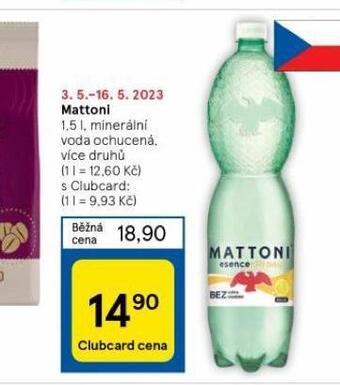 Tesco Mattoni ochucená nabídka