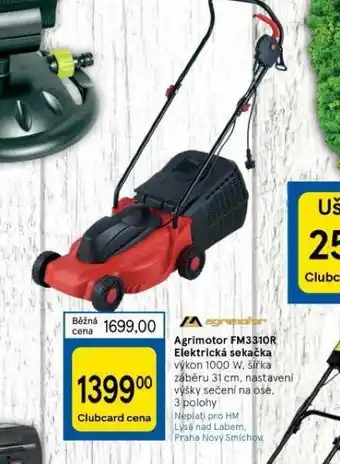 Agrimotor elektrická sekačka