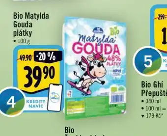 Albert Bio matylda gouda plátky nabídka