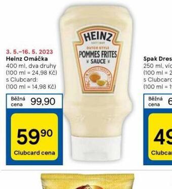 Tesco Heinz omáčka nabídka