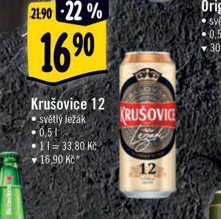 Albert Pivo krušovice 12 královský ležák nabídka