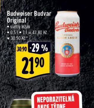 Albert Pivo budweiser budvar original nabídka