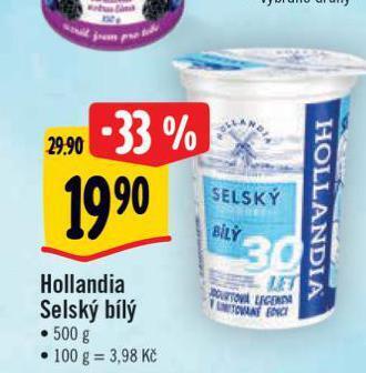 Albert Hollandia selský bílý nabídka