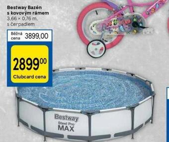 Tesco Bestway bazén s kovovým rámem nabídka
