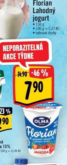 Albert Florian lahodný jogurt nabídka
