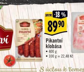 Albert Pikantní klobása nabídka