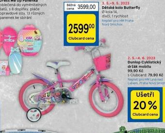 Tesco Dětské kolo butterfly nabídka
