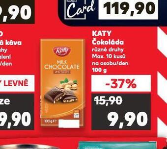 Kaufland Katy čokoláda nabídka