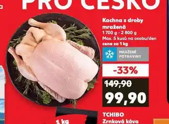 Kaufland Kachna s dbroby mražená nabídka