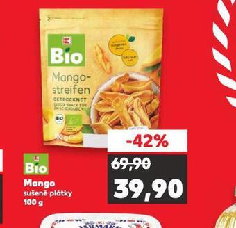 Kaufland Mango sušené plátky nabídka