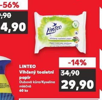 Kaufland Linteo vlhčený toaletní papír nabídka