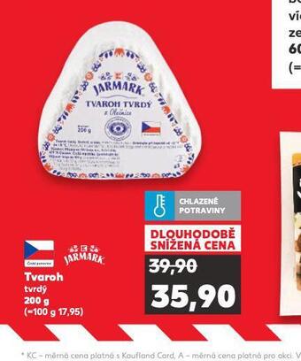 Kaufland Tvaroh tvrdý nabídka