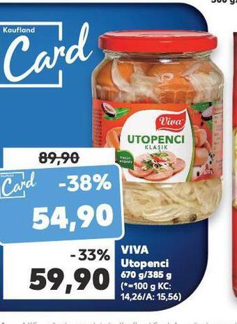 Kaufland Viva utopenci nabídka