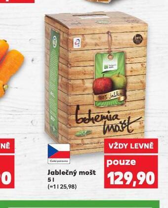 Kaufland Jablečný mošt nabídka