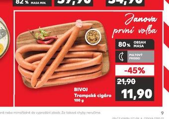 Kaufland Bivoj trampské cigáro nabídka