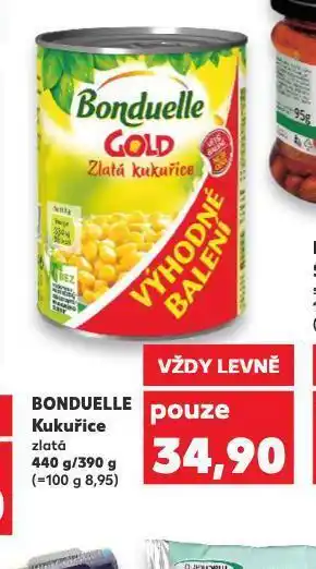 Kaufland Bonduelle kukuřice nabídka