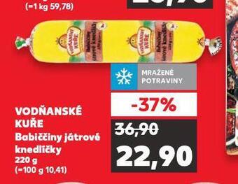 Kaufland Babiččiny játrové knedlíčky nabídka