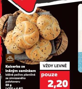 Kaufland Kaiserka se lněným semínkem nabídka