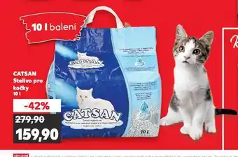 Kaufland Catsan stelivo pro kočky nabídka
