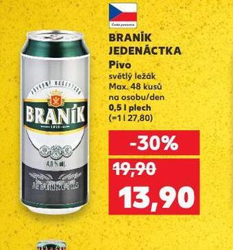 Kaufland Pivo braník 11 nabídka