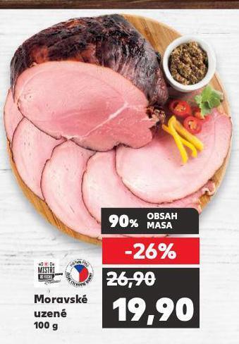 Kaufland Moravské uzené nabídka
