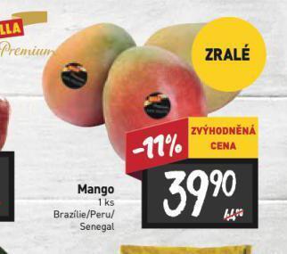 Billa Mango nabídka