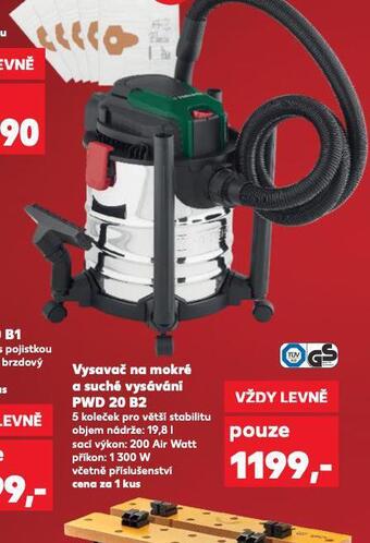Kaufland Vysavač na mokré a suché vysávání nabídka
