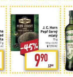 Billa J.c. horn pepř černý mletý nabídka