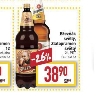 Billa Pivo březňák nabídka