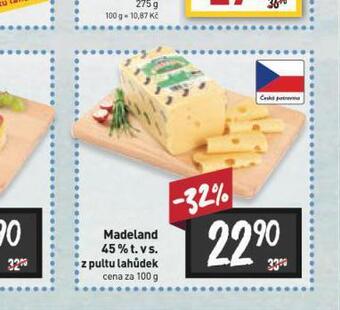 Billa Madeland 45% nabídka