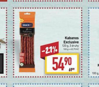 Billa Kabanos exclusive nabídka