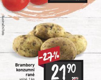 Billa Brambory konzumní rané nabídka