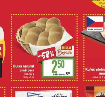 Billa Bulka natural nabídka