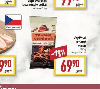 Billa Vepřové trhané maso nabídka
