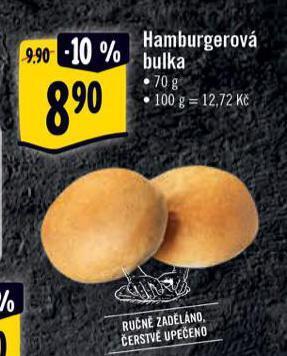 Albert Hamburgerová bulka nabídka