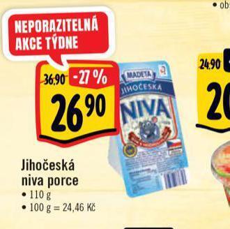 Albert Jihočeská niva porce nabídka