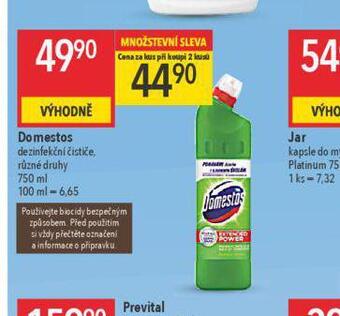 Globus Domestos dezinfekční čistič nabídka