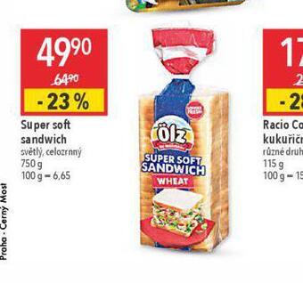 Globus Super soft sandwich nabídka