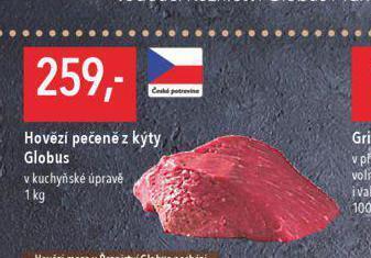 Globus Hovězí pečeně z kýty nabídka